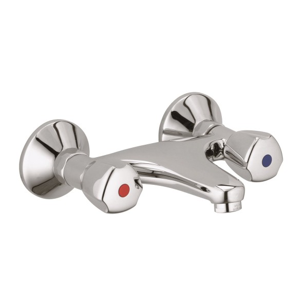 KLUDI STANDARD CARE Wandarmatur DN 15 Griff Terralux Ausladung 180 mm chrom