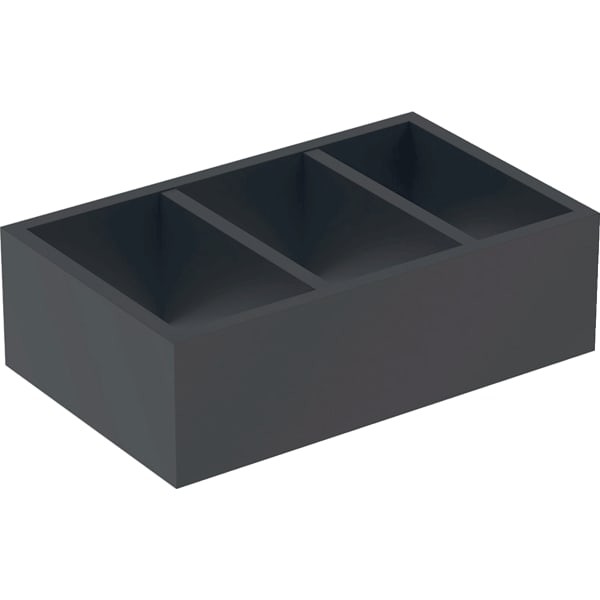 Geberit Smyle Square Schubladeneinsatz H-Unterteilung, 32,3x9,8x20cm, lava, 500676001