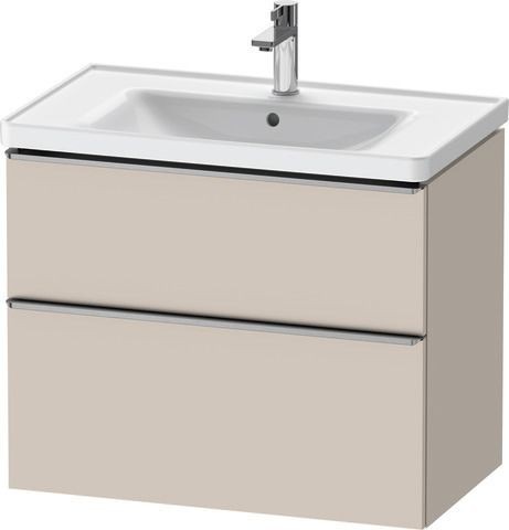 Duravit D-Neo Waschtischunterbau wandhängend Taupe Matt 784x452x625 mm - DE4355070910000