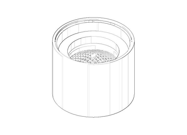 Dornbracht Luftsprudler Ersatzteile 90230100700 M28x1-IG Durchflussklasse C Platin gebürstet