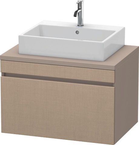 Duravit DuraStyle Konsolenwaschtischunterbau wandhängend Leinen & Basalt Matt 800x548x512 mm - DS531