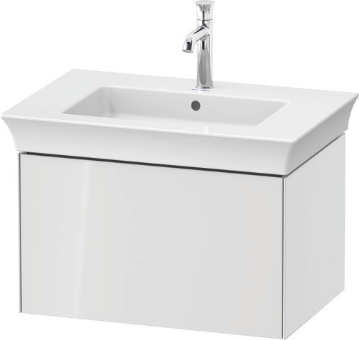 Duravit White Tulip Waschtischunterbau wandhängend Weiß Hochglanz 684x458x410 mm - WT4241085850010