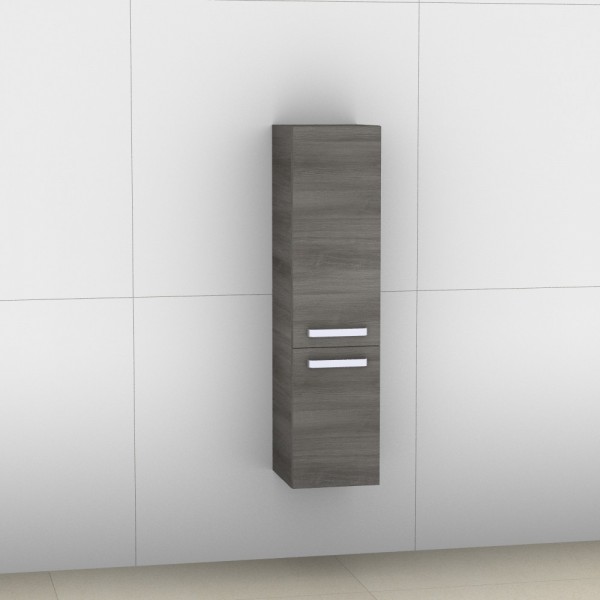 Artiqua 400 Midischrank, Quarzgrau Matt Touch, 400-MST-1-45-L-173