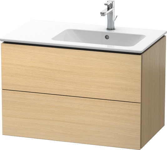 Duravit L-Cube Waschtischunterbau wandhängend Mediterrane Eiche Matt 820x481x550 mm - LC629207171