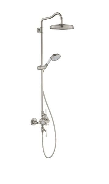 Hansgrohe Showerpipe Axor Montreux Edelstahl Optic mit