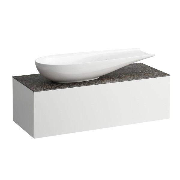 LAUFEN Waschtischunterschrank und Waschtischplatte ALESSI 500x1200x370