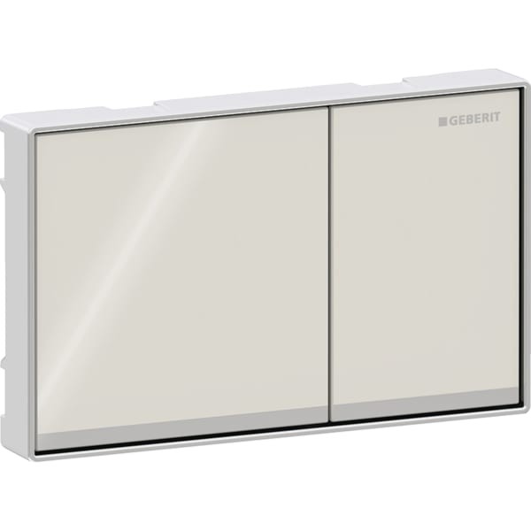 Geberit Omega60 Betätigungsplatte, für 2-Mengen-Spülung
