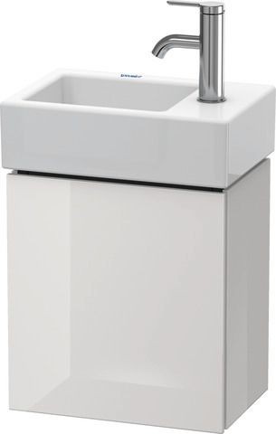 Duravit L-Cube Waschtischunterbau wandhängend Weiß Hochglanz 364x241x400 mm - LC6293L8585