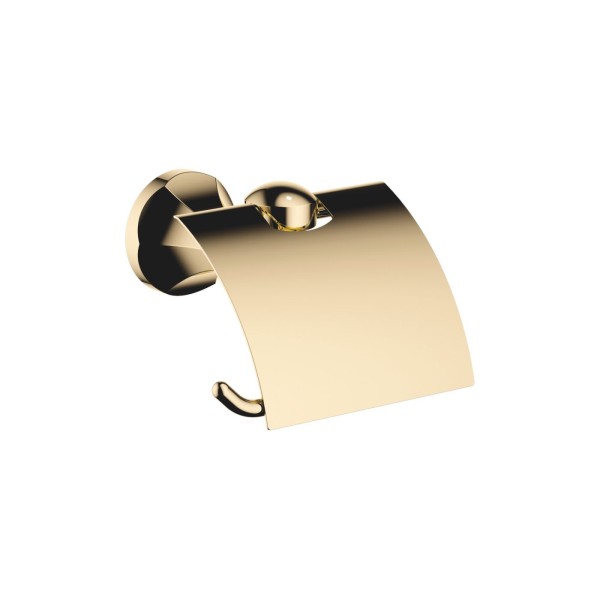 Dornbracht Papierrollenhalter mit Deckel MADISON 83510361 Messing (23kt Gold)