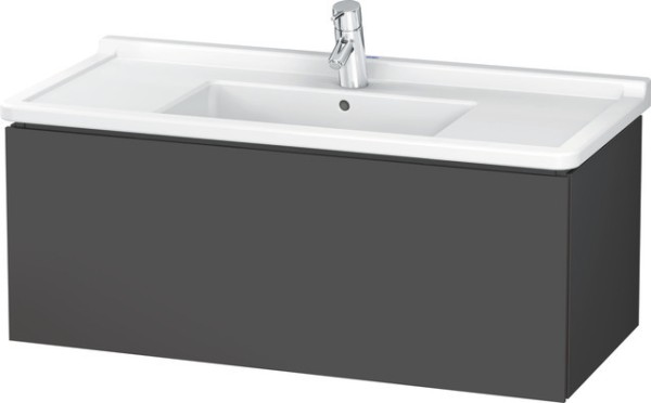 Duravit L-Cube Waschtischunterbau wandhängend Graphit Matt 1020x469x408 mm - LC6166049490E00