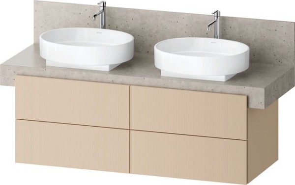 Duravit Balcoon Konsolen-Waschtischunterschrank 1400x522 Schubkästen