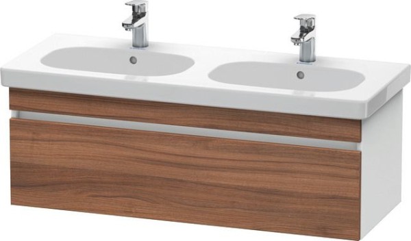 Duravit DuraStyle Waschtischunterbau wandhängend Nussbaum & Weiß Matt 1150x453x398 mm - DS638607918
