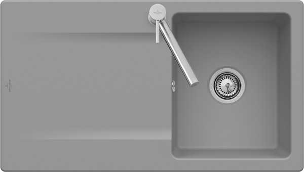 Villeroy & Boch Einbauspüle Siluet 50 900x510mm Ablgarn. aus TitanCeram, 333501AM