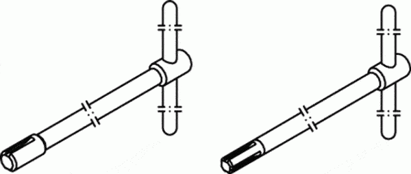 Zehnder Zubehör Nippelschlüssel für 3-6-Säule