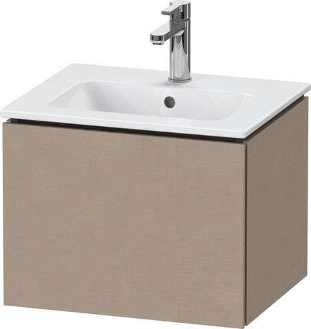 Duravit L-Cube Waschtischunterbau wandhängend Leinen Matt 520x421x400 mm - LC611807575