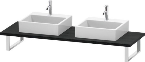 Duravit DuraStyle Konsole Eiche Schwarz Matt 800x550x30 mm - DS107C01616