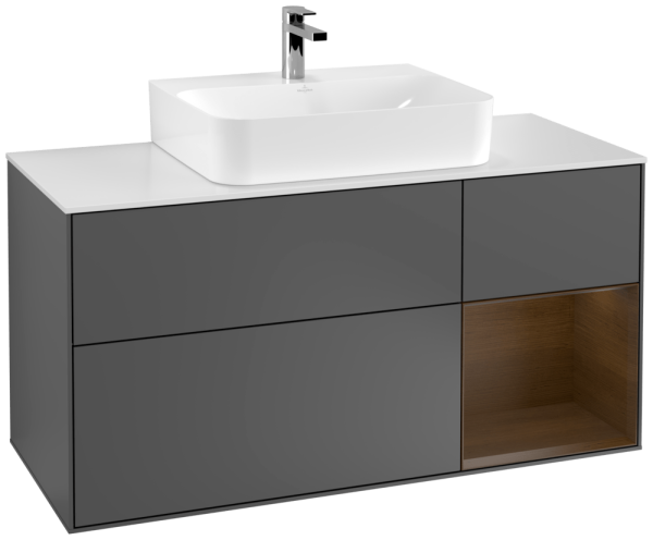 Villeroy & Boch Waschtischunterschrank Finion F17 1200x603x501mm WT mittig, F171GNGK