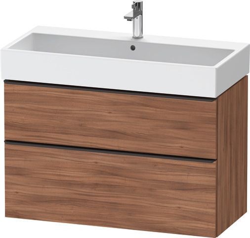 Duravit D-Neo Waschtischunterbau wandhängend Nussbaum Matt 984x442x625 mm - DE43740BD790000