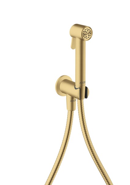 Hansgrohe Bidette Handbr. Axor Bidette Showers f.Kaltwasser rund m.Schlauch 1250mm brushed gold opt