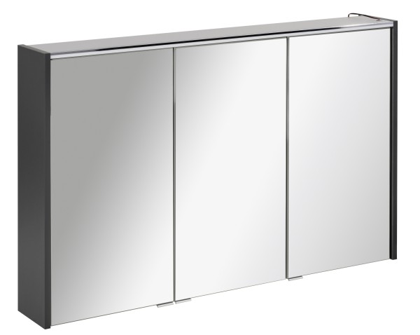 Fackelmann Spiegelschrank Denver 1100X683X160mm Anthrazit 3Türen, 82188
