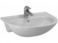 Laufen Laufen Halbeinbauwaschtisch Laufen Pro B 560x440, weiß, 81295.1, 8129510001041