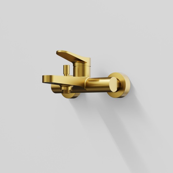 Steinberg Serie 340 Aufputz-Einhebelmischer 1/2", für Wanne, brushed gold, 3401100BG
