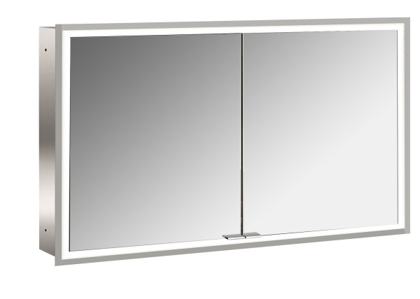 emco LED-Lichtspiegelschrank prime Facelift Unterputz, 1200 mm, 2-türig, IP 20 Rückwand weiß, 949706