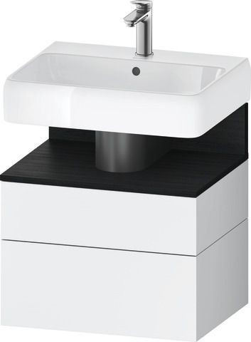 Duravit Qatego Waschtischunterbau wandhängend Weiß Matt 590x470x590 mm - QA4393016180000