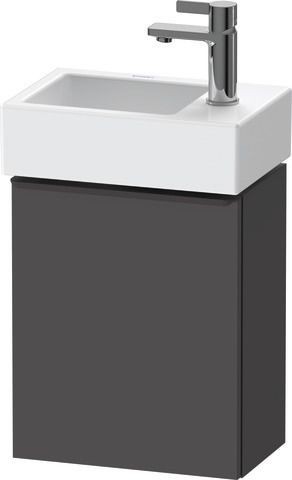 Duravit D-Neo Waschtischunterbau wandhängend Graphit Matt 364x222x440 mm - DE4218RBD490000