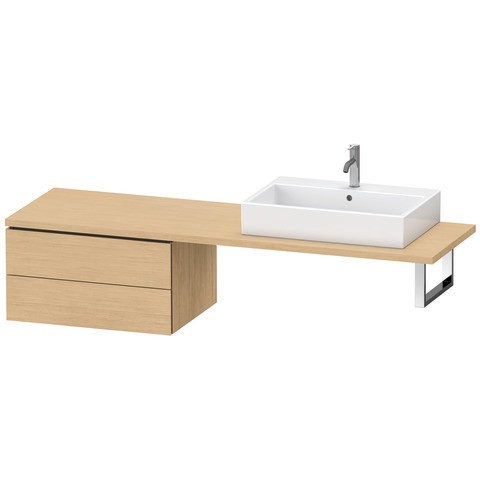 Duravit L-Cube Unterschrank für Konsole Natur Eiche Matt 720x547x400 mm - LC585903030