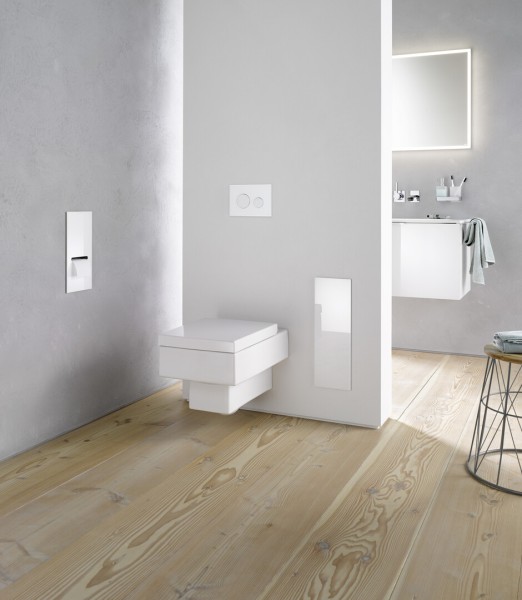 emco WC-Papier-Modul asis 2.0 optiwhite Unterputz, 346 mm, Türanschlag links ohne Einbaurahmen, 9724