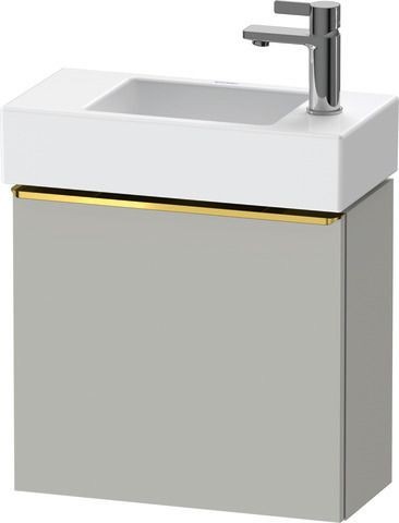 Duravit D-Neo Waschtischunterbau wandhängend Betongrau Matt 484x222x440 mm - DE4219R34070000