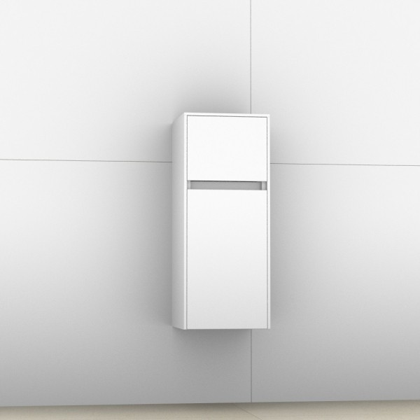 Artiqua 116 Midischrank, Weiß Hochglanz Select, 116-MLT-1-30-L-7160-125