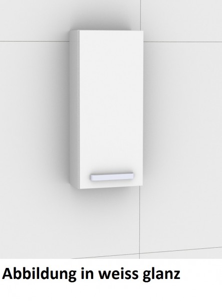 Artiqua 400 Wandschrank, Quarzgrau Hochglanz Select, 400-OST-1-30-R-17-7162-172