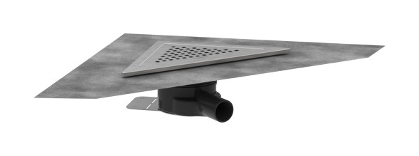 Hansgrohe Komplettset Punkta.RainDrain Corn. 240x240mm edelstahl gebürstet , 56252800