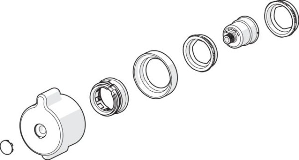 Hansa Temperatureinstellgriff HANSA 59914754 chr