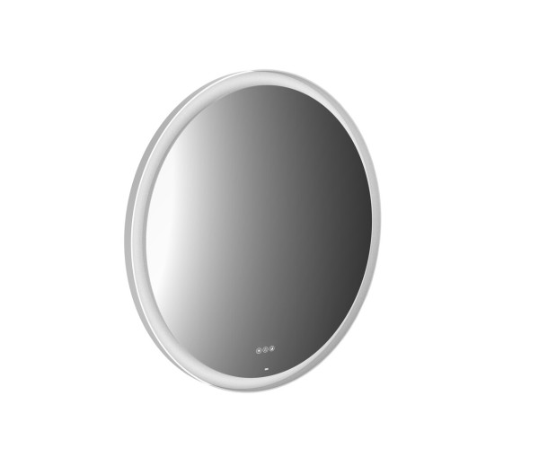 emco Lichtspiegel round, LED 2700 - 6500 K, dimmbar, Durchmesser 900 mm, Rahmenfarbe weiss, 44130090