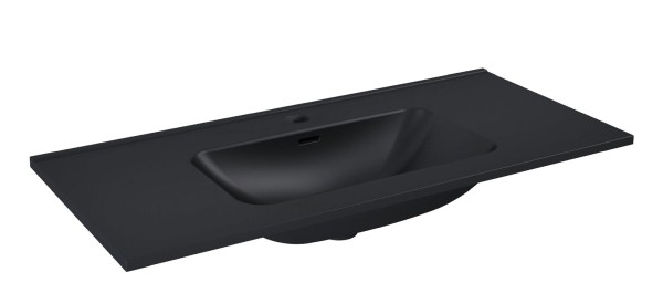 Cosmic Wish Waschtisch mit Integriertem Becken, schwarz matt, WJC780M2100108