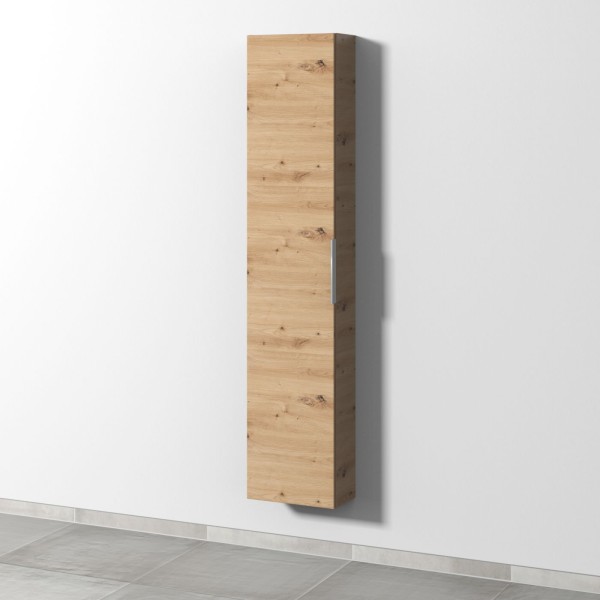 Sanipa 3way Hochschrank mit 1 Tür, Eiche Natural-Touch