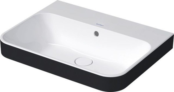Duravit Happy D.2 Plus Aufsatzbecken Weiß Hochglanz / Anthrazit Matt, 600 mm - 2360606160