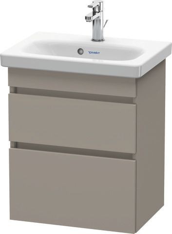 Duravit DuraStyle Waschtischunterbau wandhängend Basalt Matt 500x368x610 mm - DS640304343