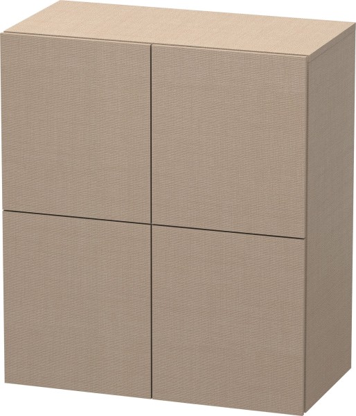 Duravit L-Cube Halbhochschrank Leinen Matt 700x363x800 mm - LC117707575