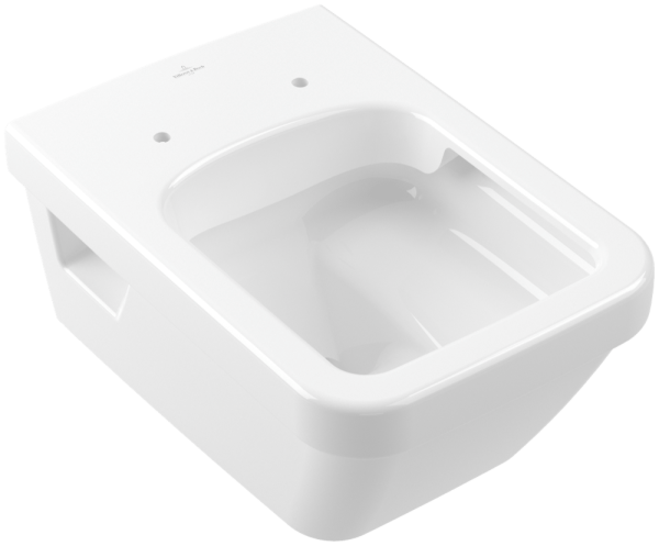 Villeroy & Boch Tiefspül-WC spülrandlos Architectura 5685 370x 530mm wandh weiss alpin AntiBac Cera