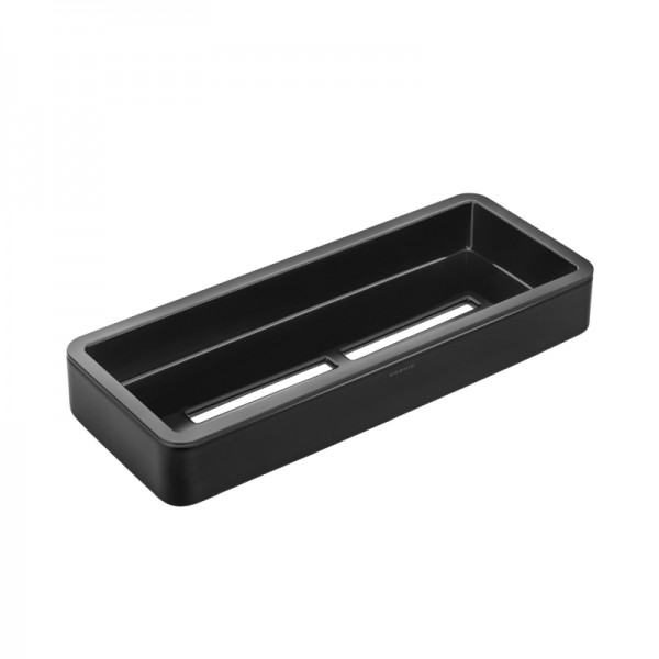 Cosmic Black and White Wandkorb 30x12x4cm, schwarz matt, 2513649