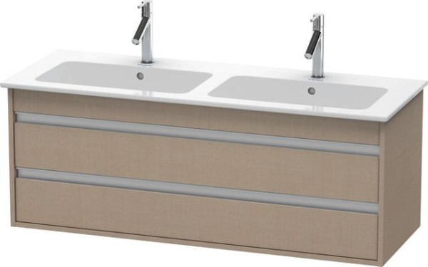 Duravit Ketho Waschtischunterbau wandhängend Leinen Matt 1270x475x480 mm - KT643207575