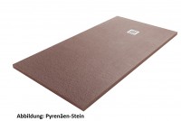 Fiora Silex extraflache Fiora Silex extraflache Duschwanne nach Maß, Breite: 121 - 150 cm, Tiefe: 100 cm , Höhe: 3 cm