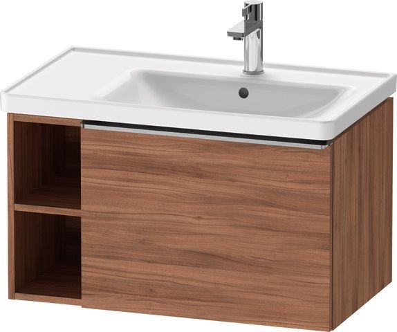 Duravit D-Neo Waschtischunterbau wandhängend Nussbaum Matt 784x452x440 mm - DE4257070790000