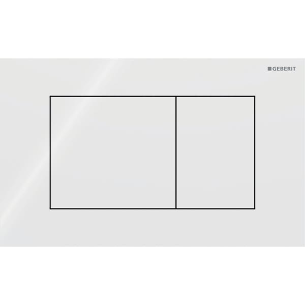 Geberit Sigma 40 Betätigungsplatte, für 2-Mengen-Spülung