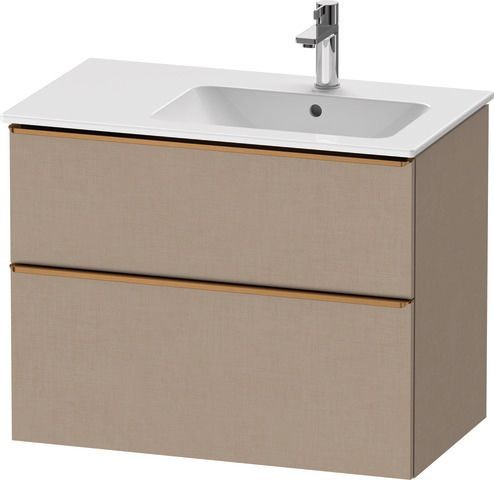 Duravit D-Neo Waschtischunterbau wandhängend Leinen Matt 810x462x625 mm - DE4367004750000