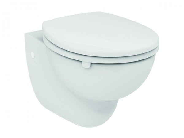 Ideal Standard Wandtiefspül-WC CONTOUR 21 Plus, randlos, SmartGuard, 360x520x365mm, Weiß, E1537HY